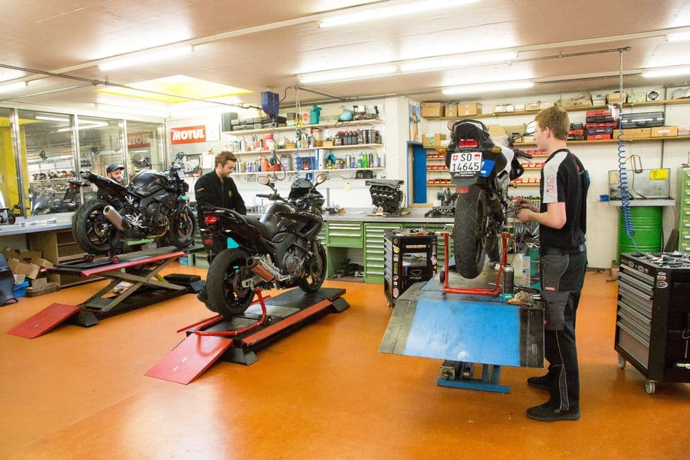 Werkstatt von Von Arb Motorräder